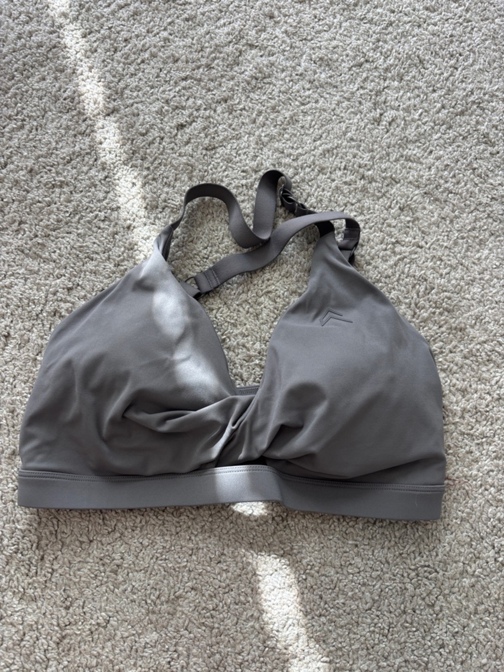Oner Active Gray Wireless Sports Bralette - Comfortable Everyday Support
